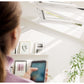 VELUX GGU UK08 006930 Triple Glazed Heat Protection White Polyurethane INTEGRA® SOLAR Window (134 x 140 cm)